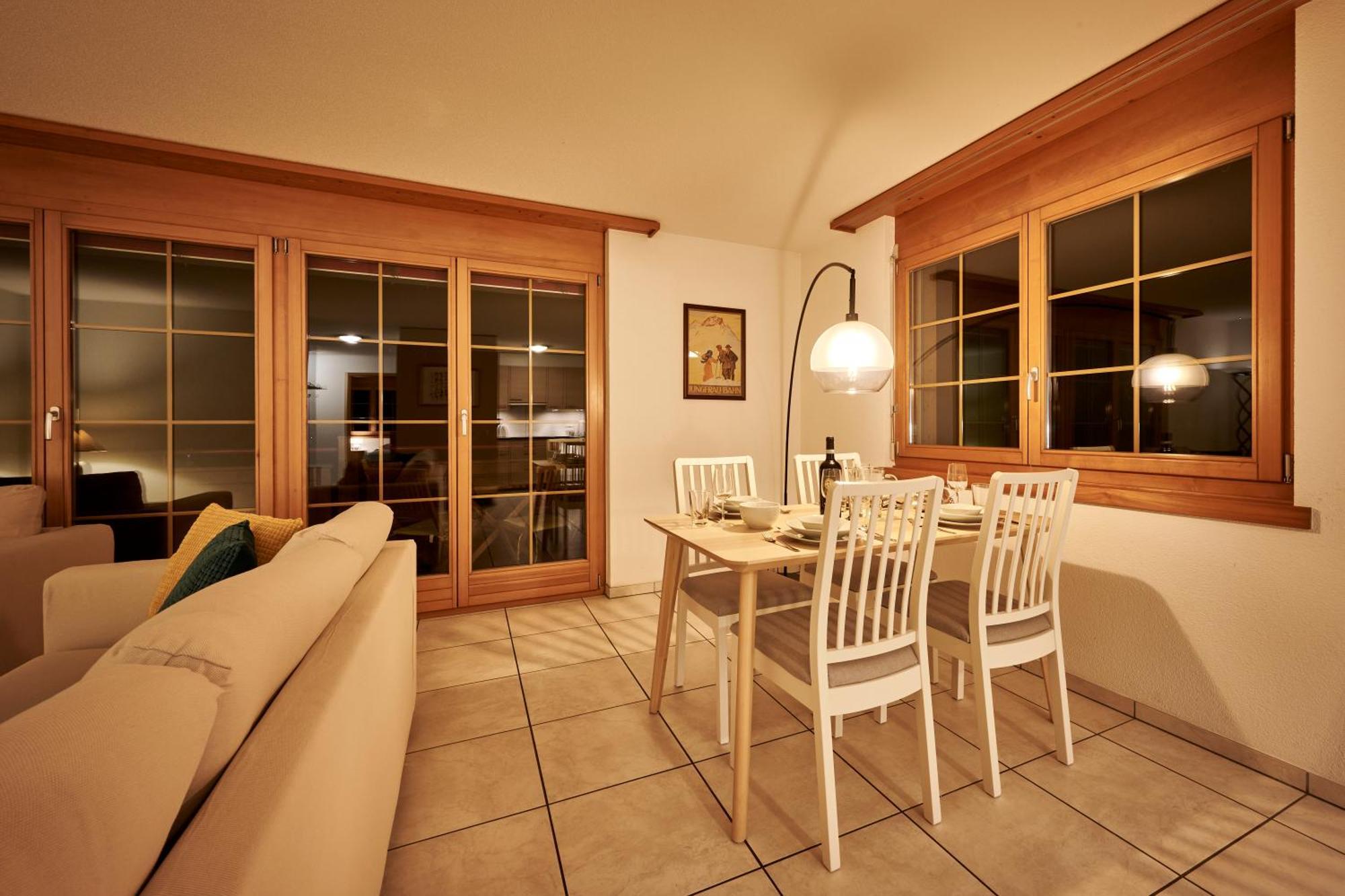 Apartment Mountain View, Luxury, Spacious With Best Views Lauterbrunnen Exteriör bild