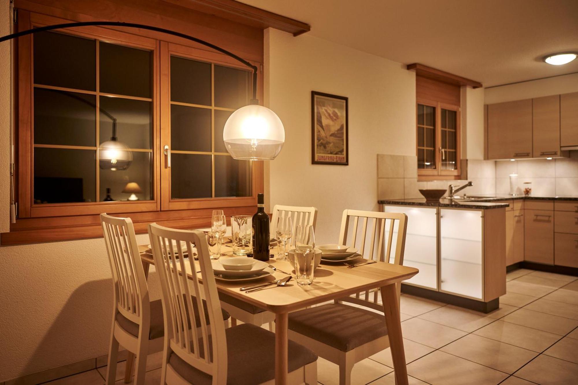 Apartment Mountain View, Luxury, Spacious With Best Views Lauterbrunnen Exteriör bild