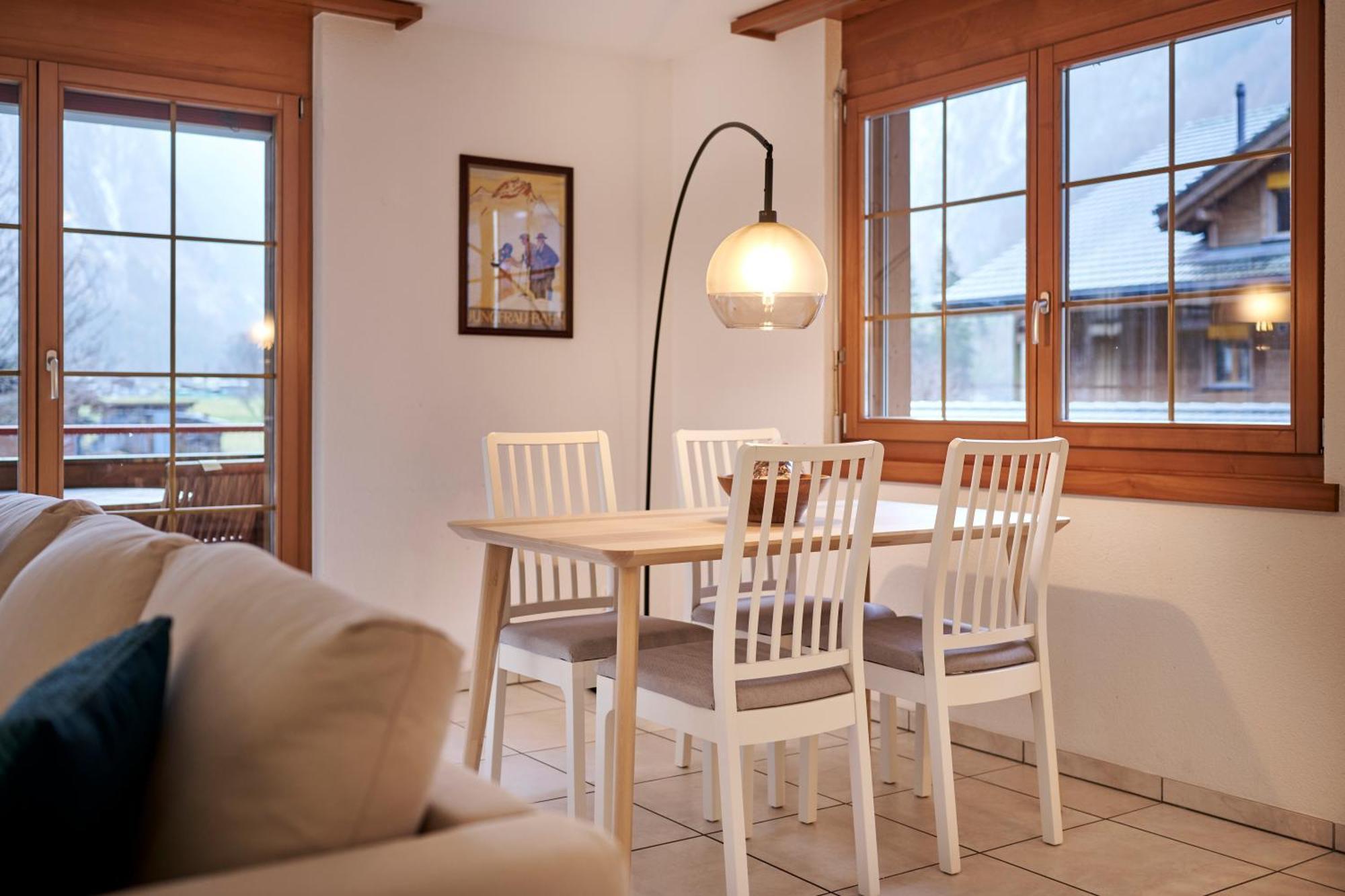 Apartment Mountain View, Luxury, Spacious With Best Views Lauterbrunnen Exteriör bild